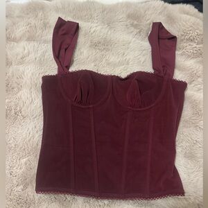 edikted corset top small NWT